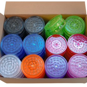 Plastikmühle Amsterdam Plastikgrinder Acryl ø 60mm  2teilig Grinder